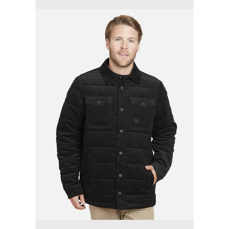 RIP CURL - Casaca CORDUROY SHIRT Hombre Negro Rip Curl