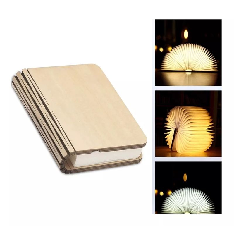 3DILUTION - Lampara de Mesa Libro 360° Dupont Plegable