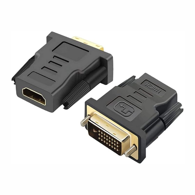 OEM - Adaptador Conversor Dvi 24 + 1 Macho A Hdmi Hembra 1080p HD