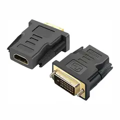 OEM - Adaptador Conversor Dvi 24 + 1 Macho A Hdmi Hembra 1080p HD