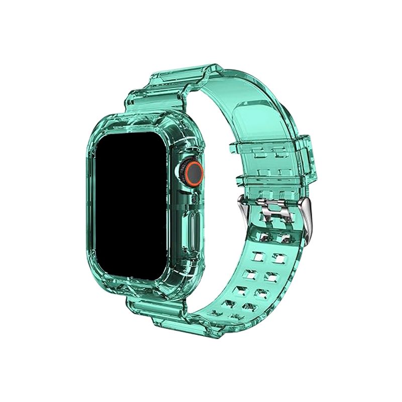 CELLBOX - Correa + Protector de Plástico Traslúcido para Apple Watch