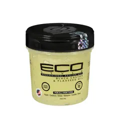 GENERICO - Eco Style Black Castor Oil And Flax Seed Oil Styling Gel 473ml