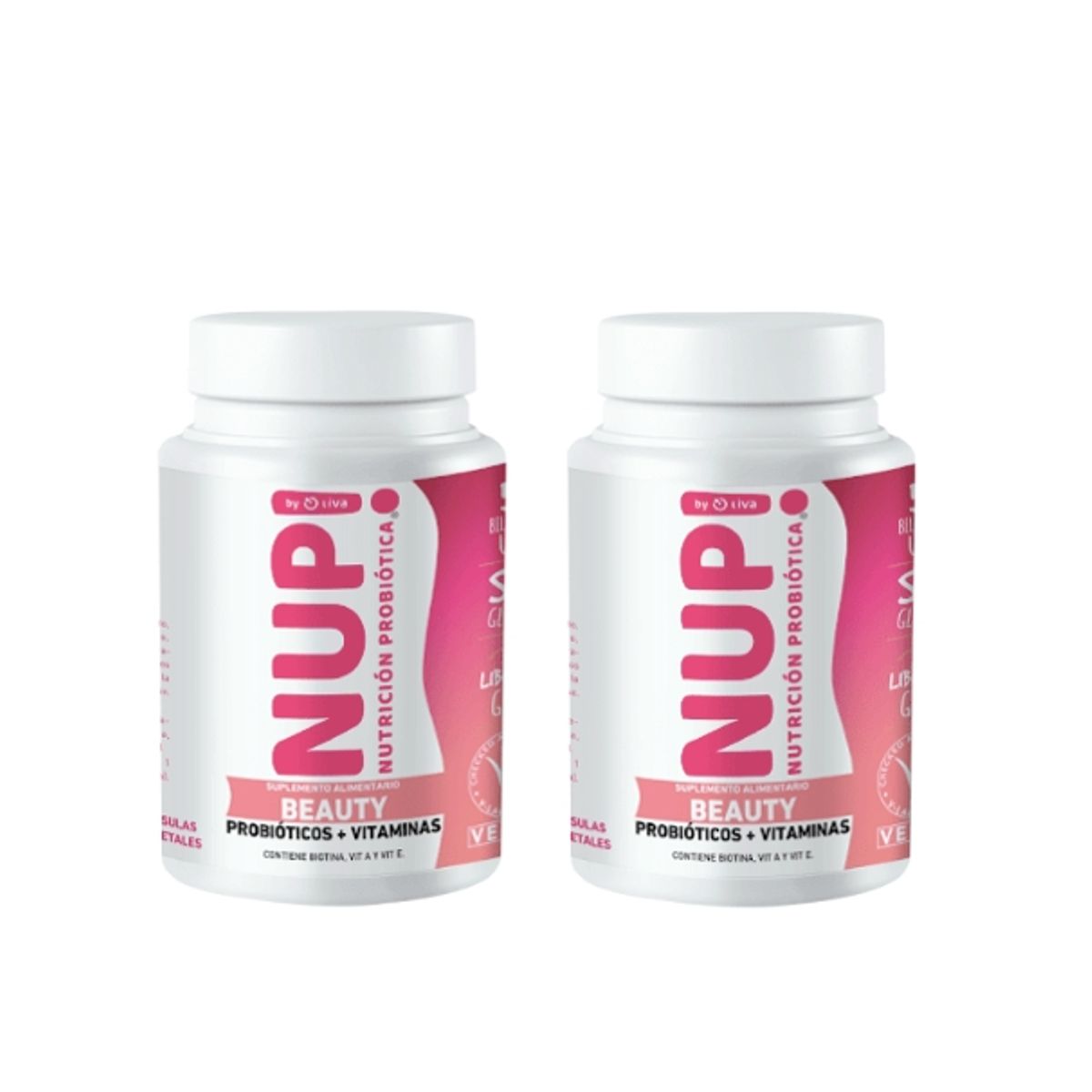 NUP - DUO Probiótico NUP! Beauty 5 billones (30 caps)