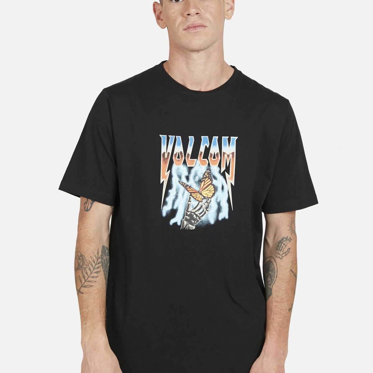 VOLCOM - Polera LOGO FILL S/S TEE Hombre Negro Volcom