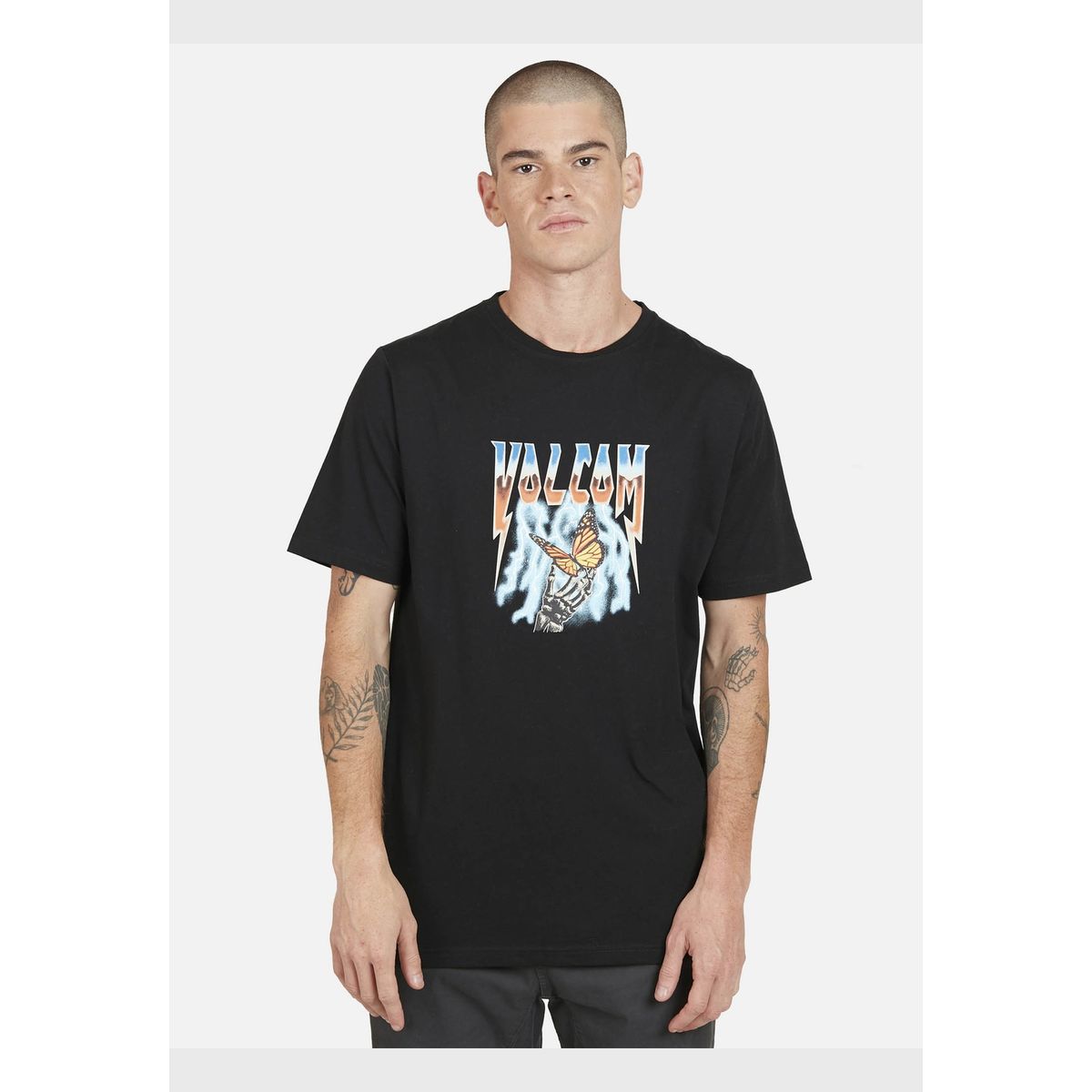 VOLCOM - Polera LOGO FILL S/S TEE Hombre Negro Volcom