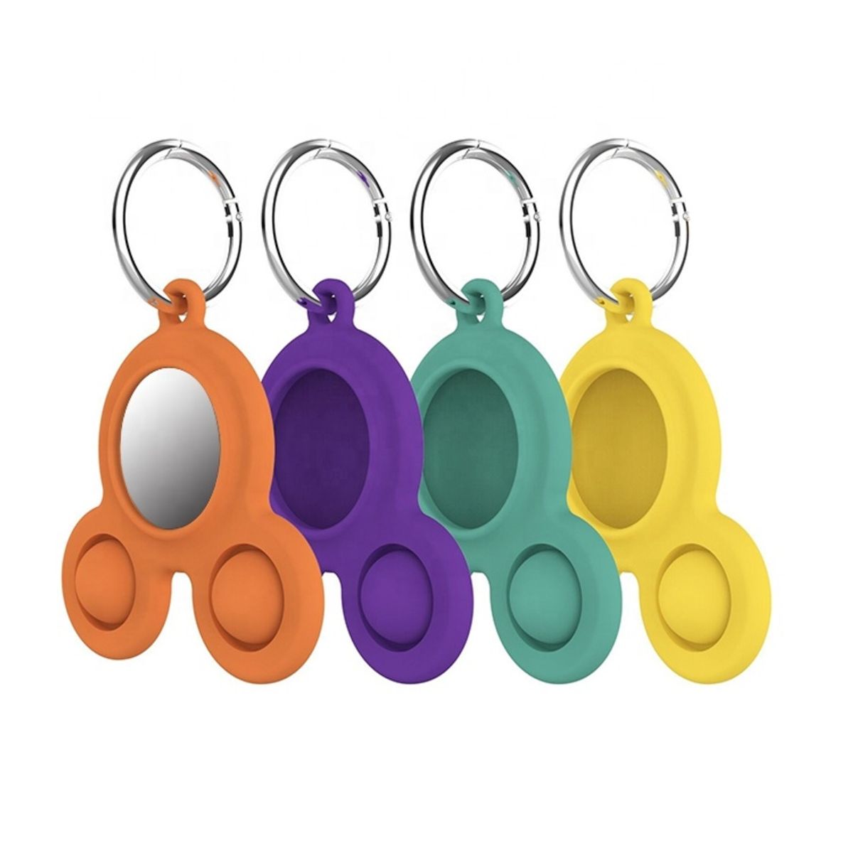 GENERICO - Funda De Silicona compatible AirTags Diseño GENERICO