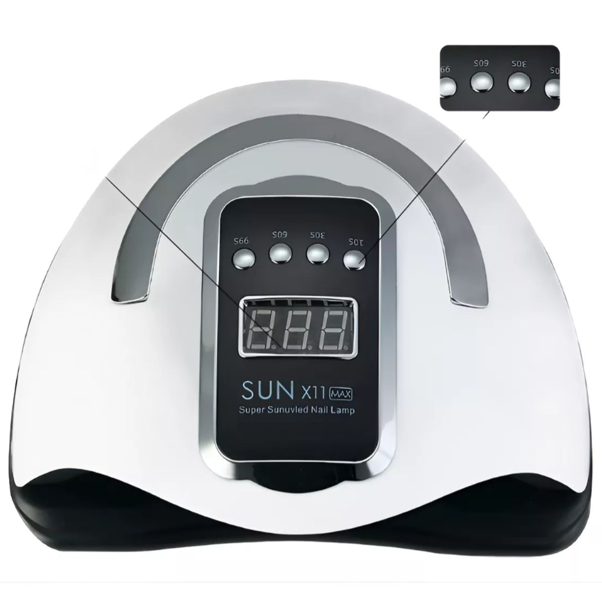GENERICO - Secador Uña Uv Led Lampara Manicure Profesional 280w