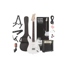EPIC - Pack Guitarra eléctrica BLANCA PRO.