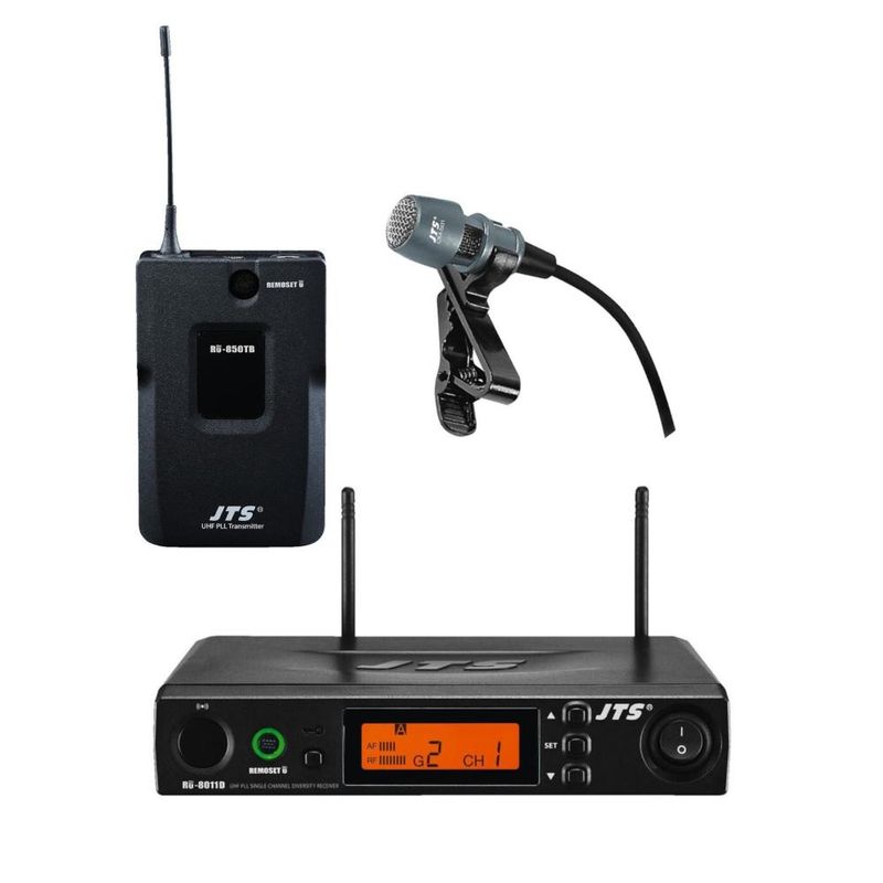 JTS - Sistema Inalambrico Solapa JTS RU-8011D/RU-850TB+CM-501 - Negro