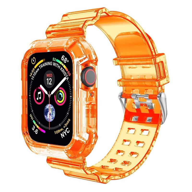 CELLBOX - Correa + Protector de Plástico Traslúcido para Apple Watch
