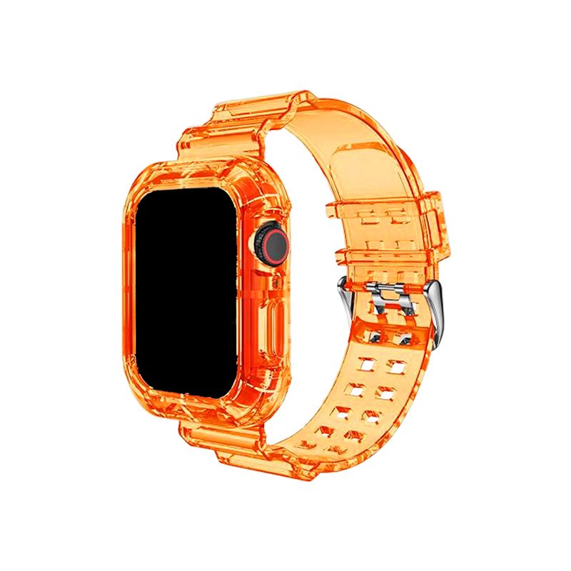 CELLBOX - Correa + Protector de Plástico Traslúcido para Apple Watch