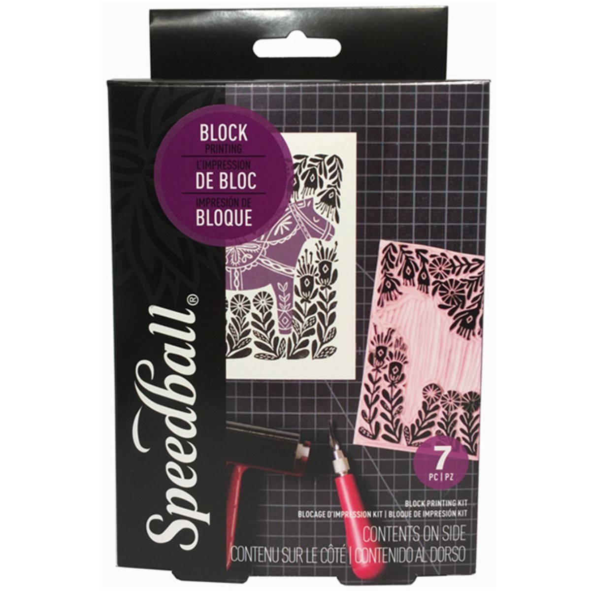 SPEEDBALL - Kit de Impresión Linóleo Speedball Para Crear Timbres