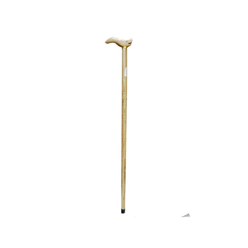 EKOI - Bastón Clasico De Haya Madera 88 Cm