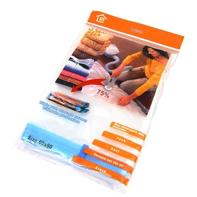 Imagen 2 del producto Pack 5 Bolsas De Almacenamiento Al Vacío Para Ahorro De Espacio 60x80