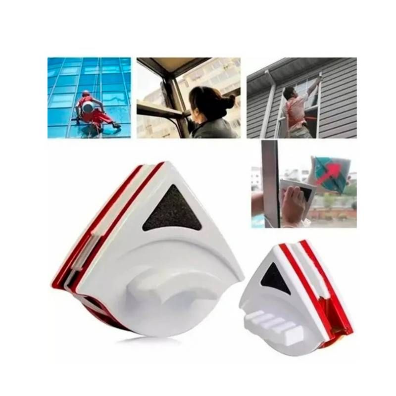 GENERICO - Limpia Vidrios Magnéticos Limpiador De Ventanas Hogar Dptos