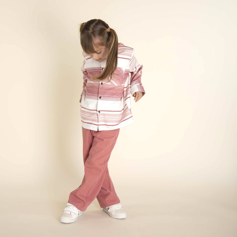 HUSH PUPPIES - Pantalón Niña Flare Rosado HUSH PUPPIES