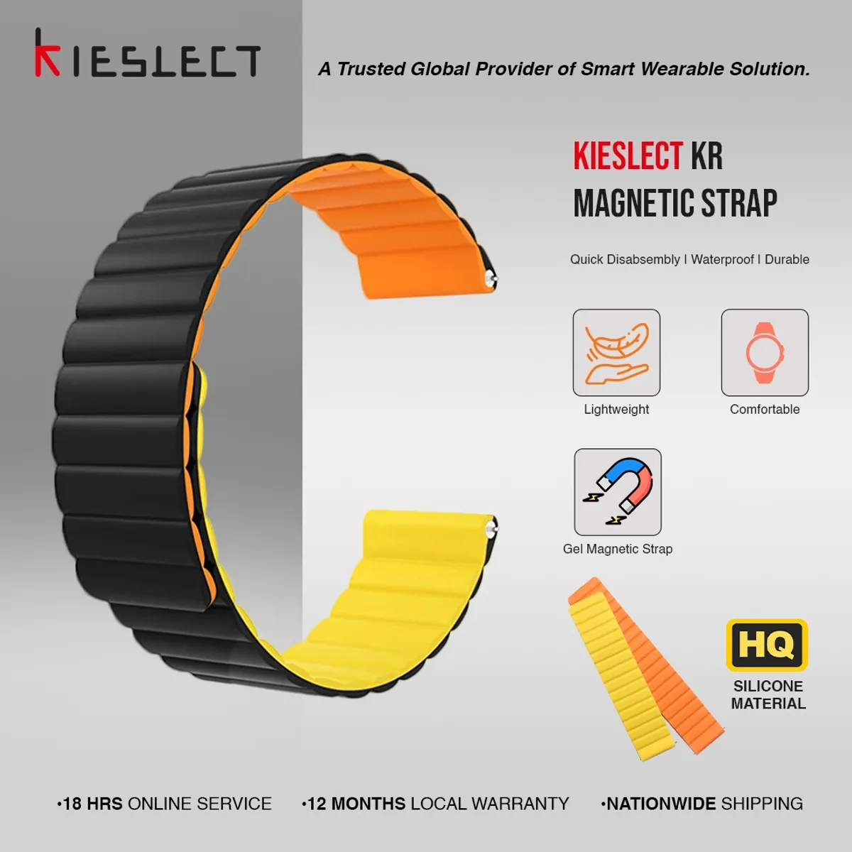 KIESLECT - Correa Magnetica Kieslect 22mm Reversible