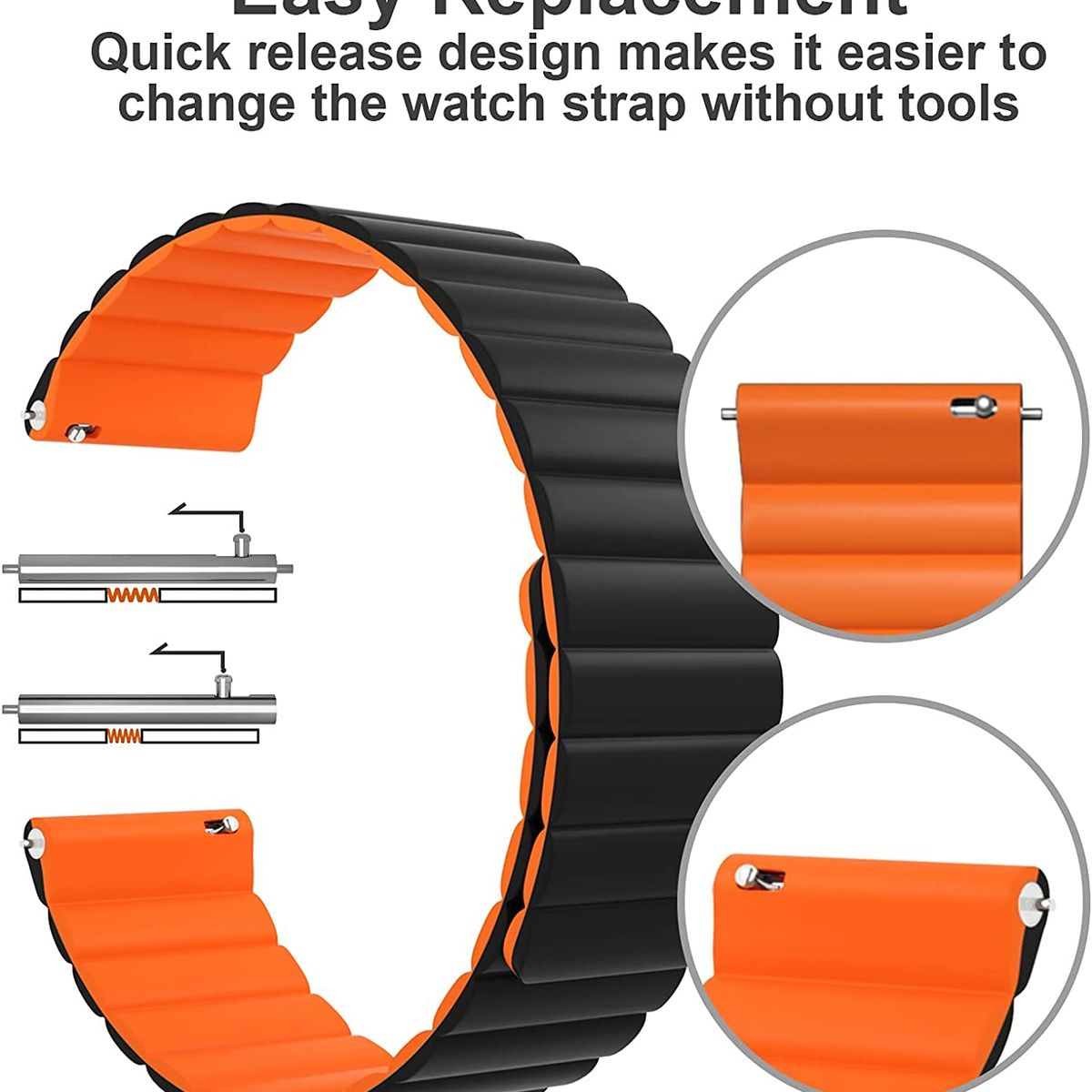 KIESLECT - Correa Magnetica Kieslect 22mm Reversible