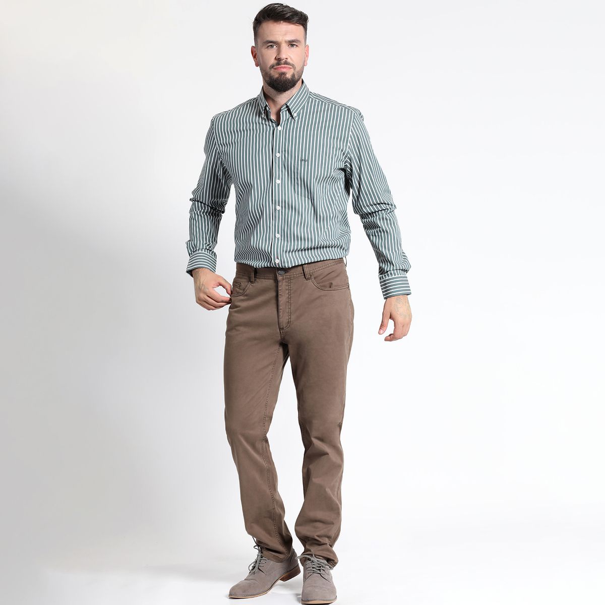 MCGREGOR - PANTALON GABARDINA 5 BOLSILLOS GARMENT DYE MCGREGOR