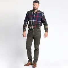 MCGREGOR - PANTALON GABARDINA 5 BOLSILLOS GARMENT DYE