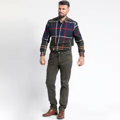 MCGREGOR - PANTALON GABARDINA 5 BOLSILLOS GARMENT DYE