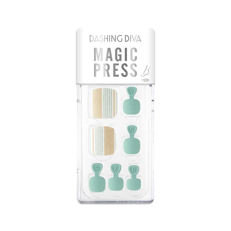 DASHING DIVA - Uñas press on Pedicura Dashing Diva MWK118P