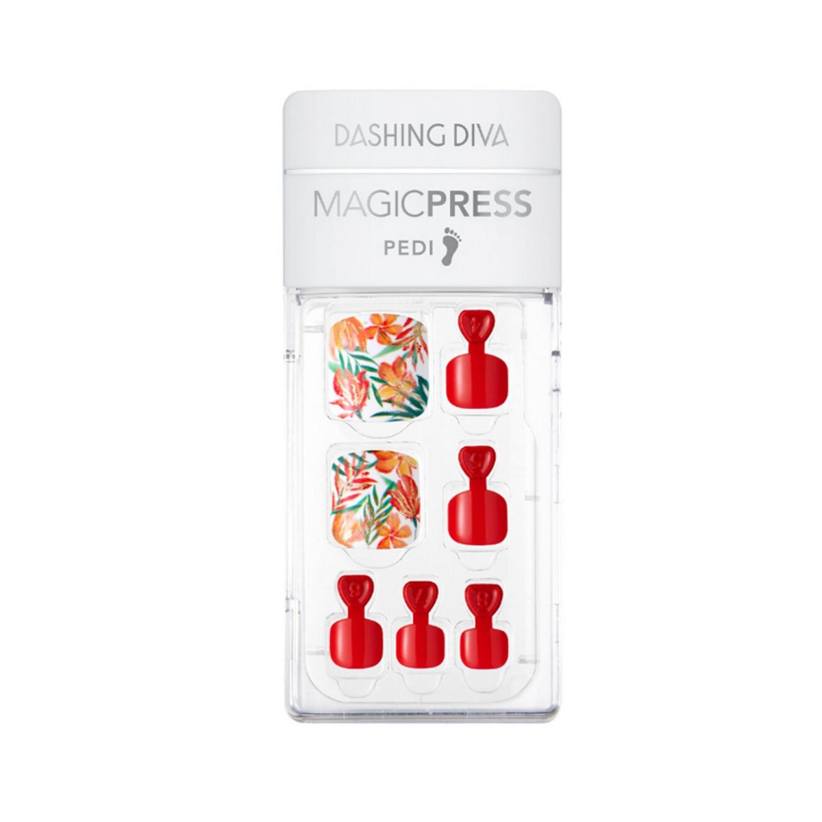 DASHING DIVA - Uñas press on Pedicura Dashing Diva MDR656P