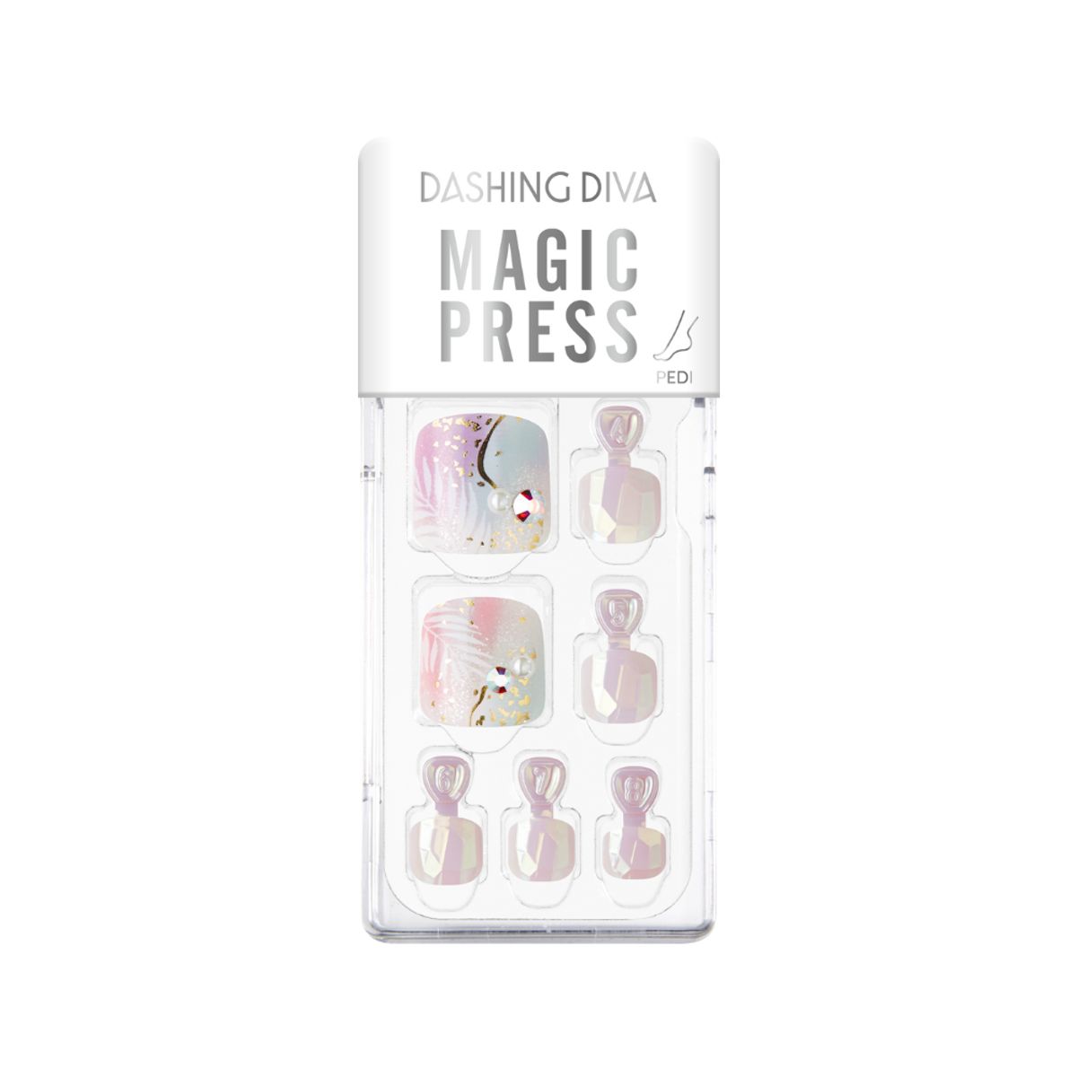 DASHING DIVA - Uñas press on Pedicura Dashing Diva MDR1255P