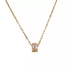 LUXURYJOYAS - Collar Con Colgante Rueda Con Diamantes Oro Rosa 18kt bañado