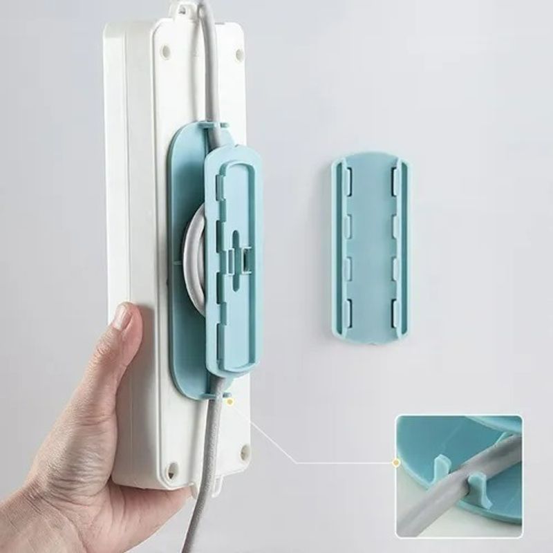 GENERICO - Pack De 3 Soporte Universal De Pared Para Alargador.