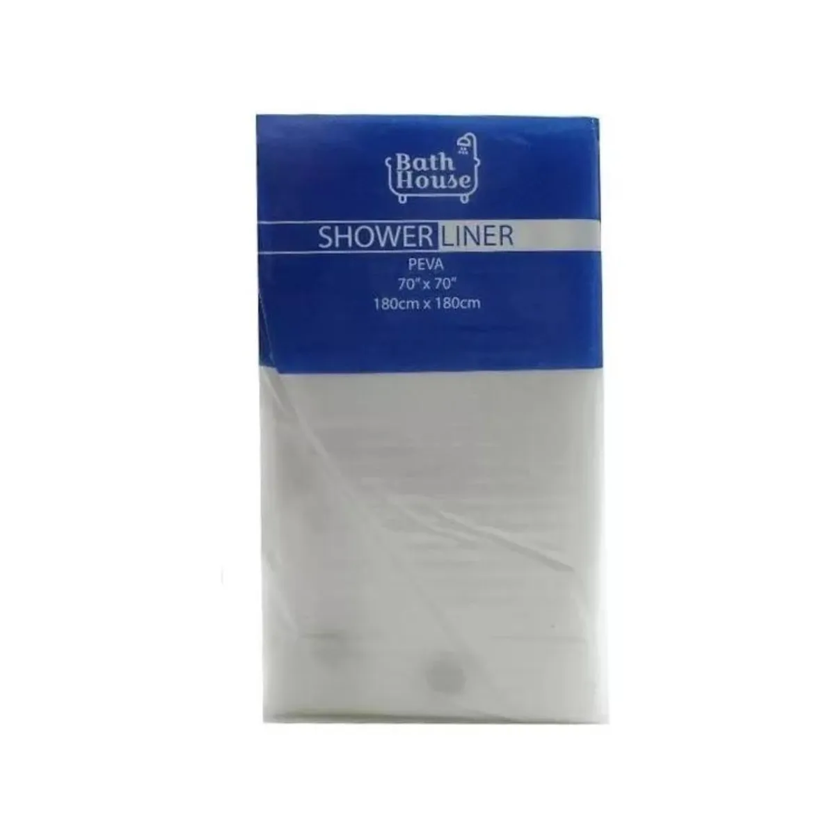 EKOI - Forro Cortina De Baño Blanca 180x180cm.