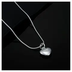 GENERICO - Collar plata corazón HDB