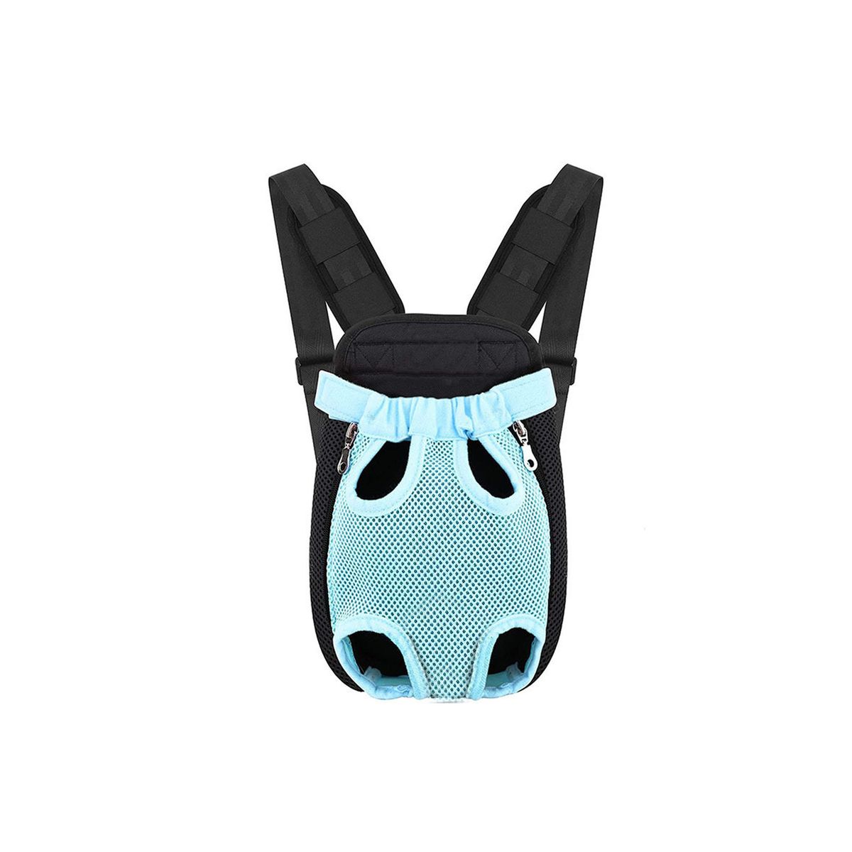 GENERICO - Mochila Canguro de Transporte para Mascotas Celeste Talla S