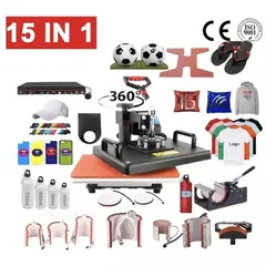 GENERICO - Estampadora 15x 1 Sublimadora Sublimacion Transfer + Curso