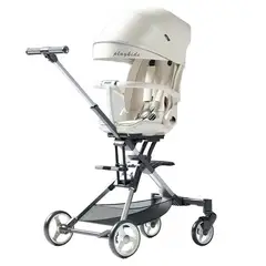 PLAYKIDS - Coche De Paseo 360° Reclinable Blanco Lubabycas