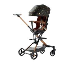 Coche De Paseo 360° Reclinable Negro Lubabycas