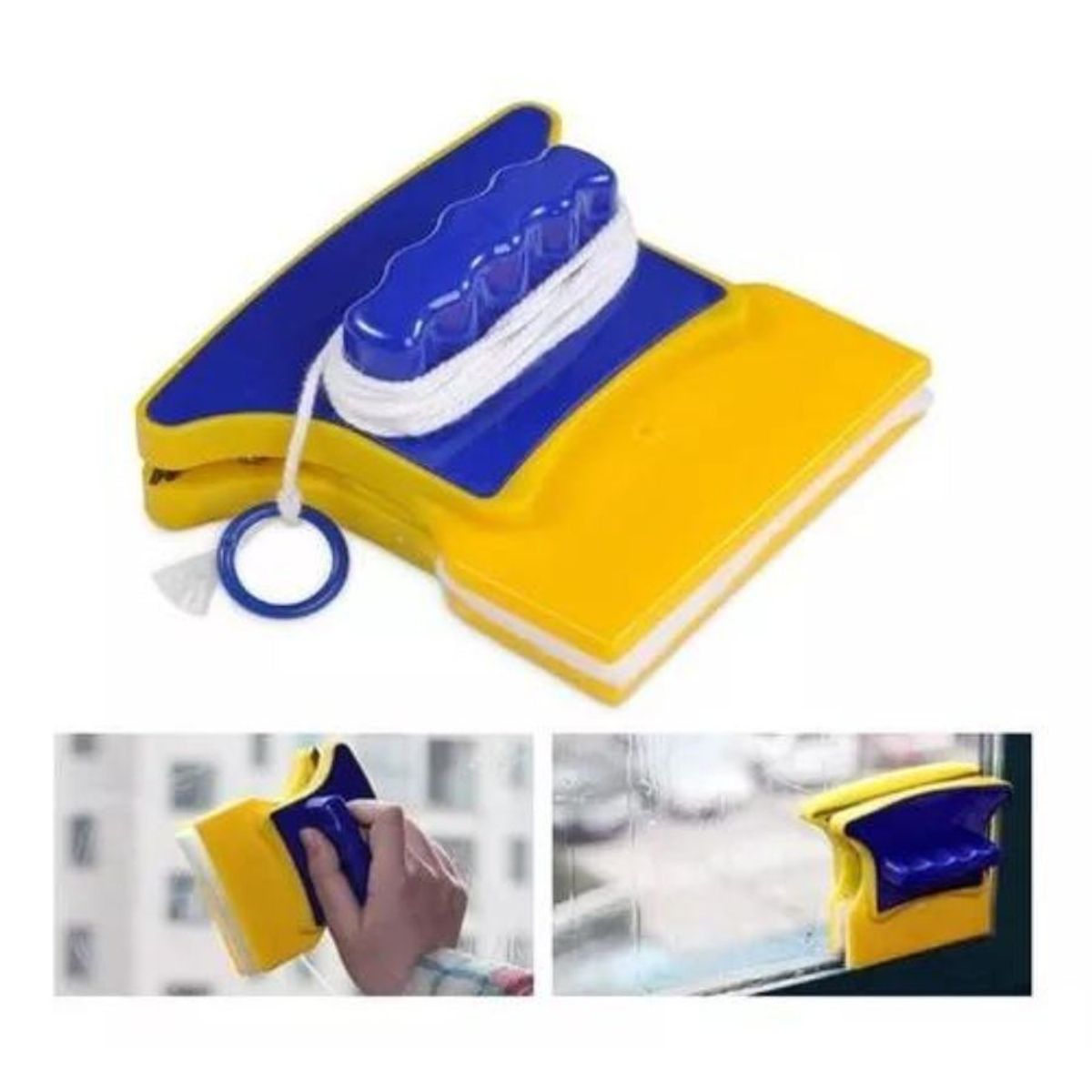 GENERICO - Limpiador De Ventanas Magnético Doble Cara