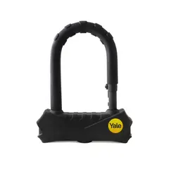 YALE - Candado Bicicleta U-Lock 18,5cm Negro