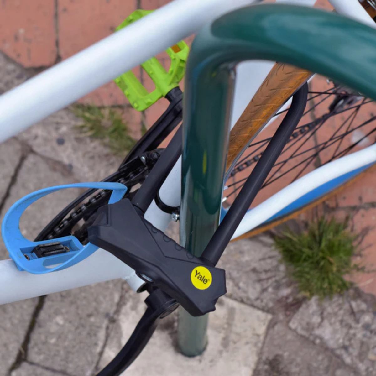 YALE - Candado Yale Bicicleta U-Lock 28,5cm Negro