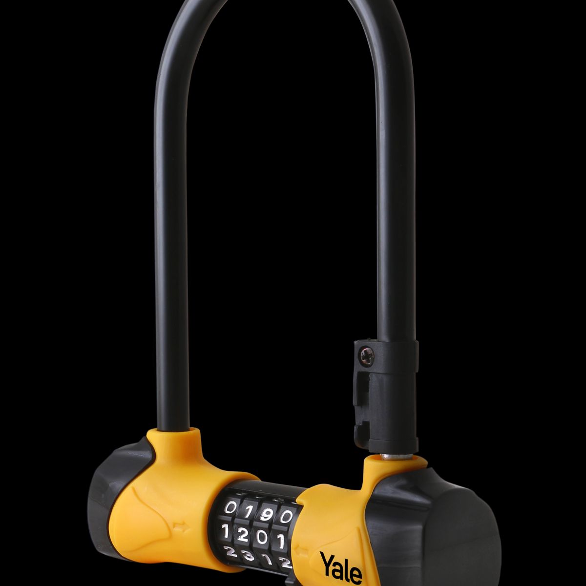 YALE - Candado Yale Bicicleta U-Lock 24cm Combinación Negro