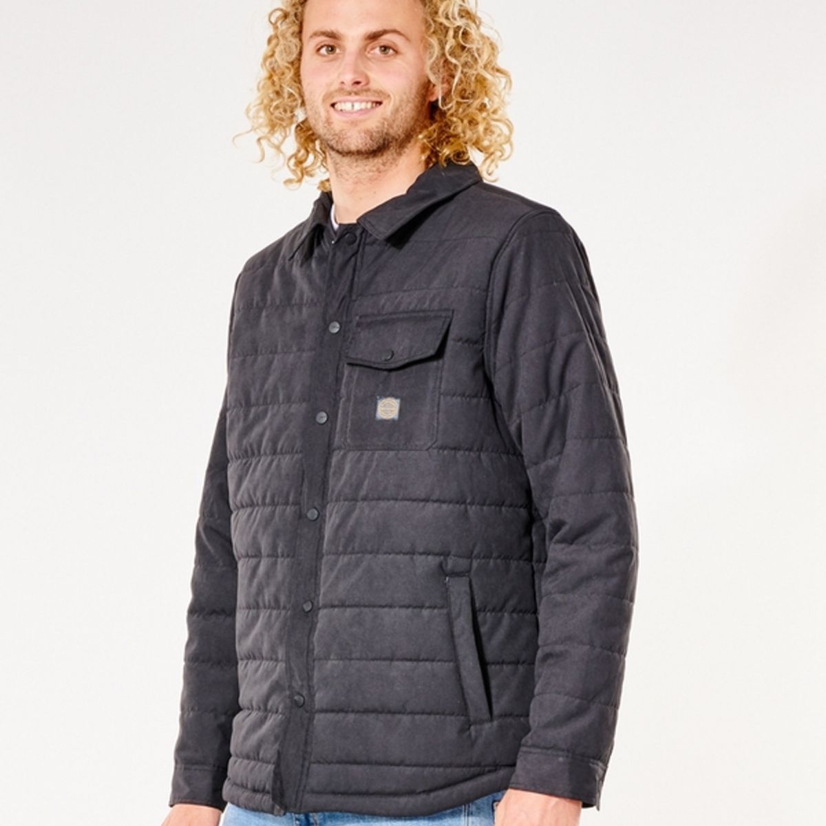 RIP CURL - Casaca SOUTHSIDE JACKET Hombre Negro Rip Curl