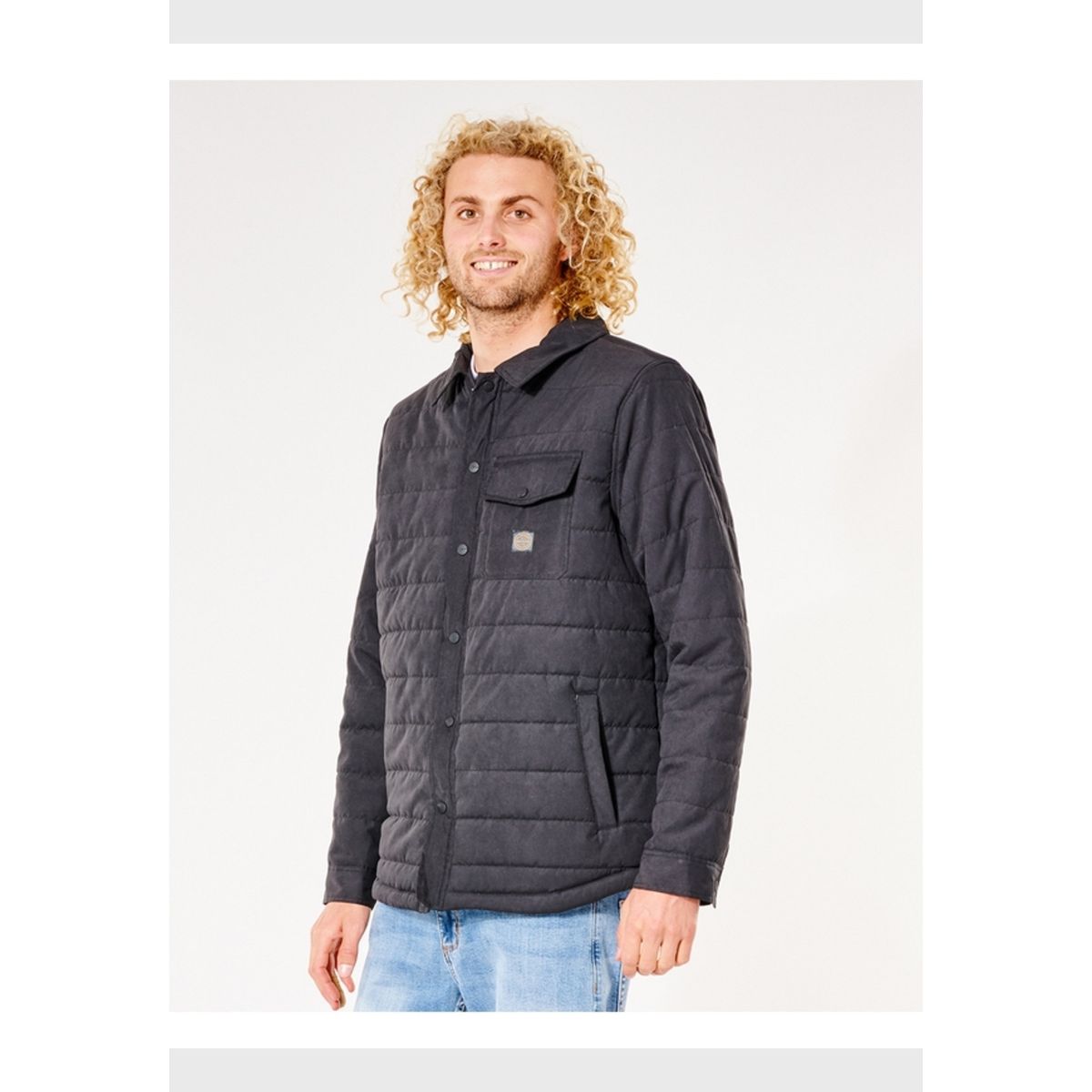 RIP CURL - Casaca SOUTHSIDE JACKET Hombre Negro Rip Curl