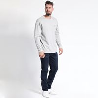 Polera Manga Larga Algodón Relaxed Fit Hombre