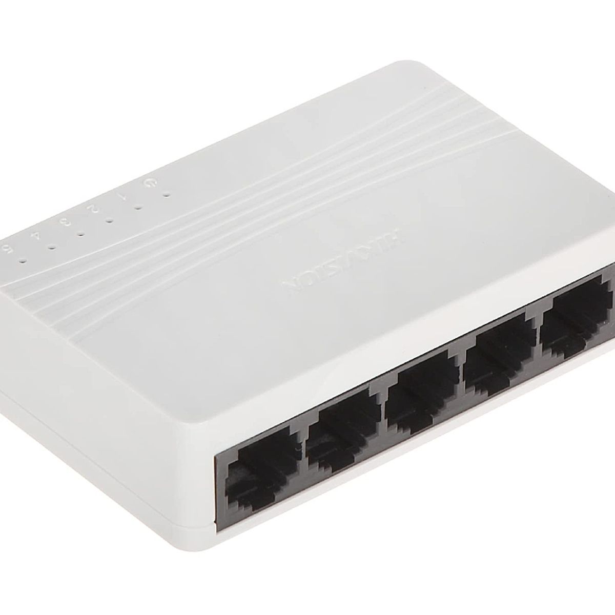 HIKVISION - Switch LAN Hikvision 5 Puertos 10/100 DS-3E0105D-E - Blanco