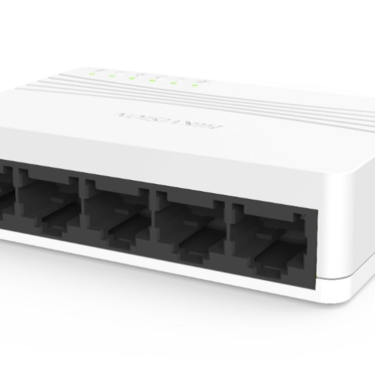 HIKVISION - Switch LAN Hikvision 5 Puertos 10/100 DS-3E0105D-E - Blanco