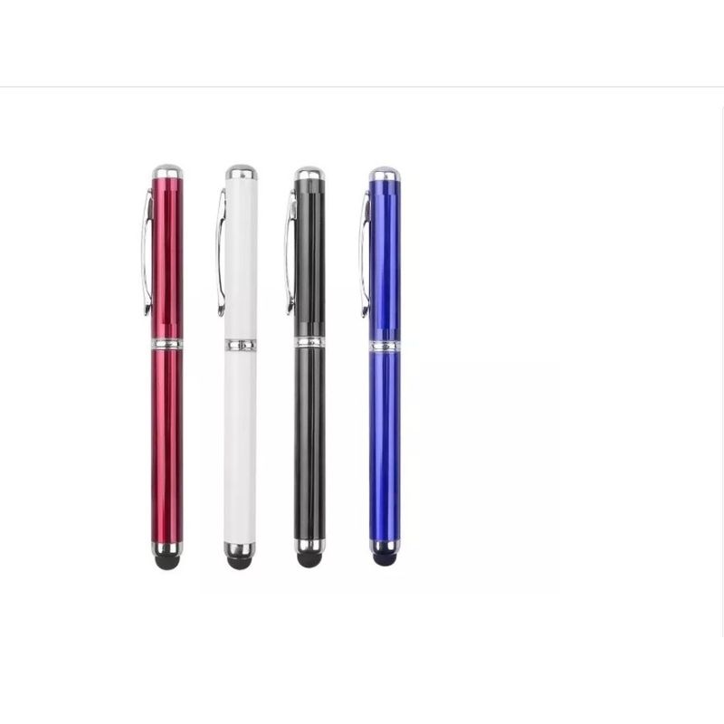 GENERICO - Lapiz Optico Para Pantalla Touch Two In One Stylus Boligrafo