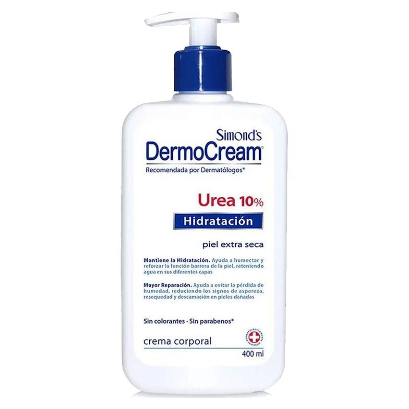 Dermocream - Crema Simonds Dermocream Hidratacion Urea 10 400ml