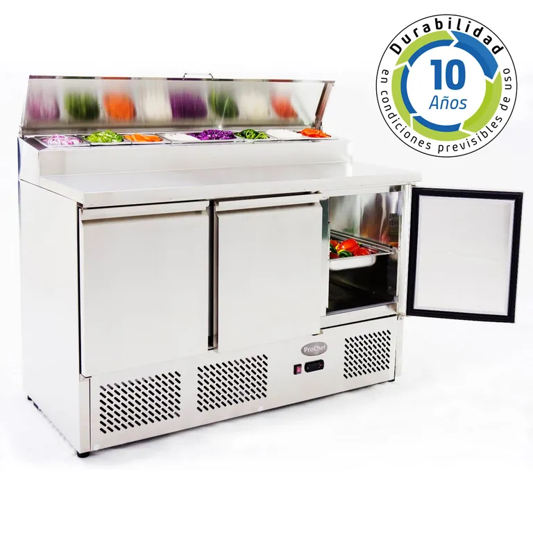 PROCHEF Meson Refrigerado Pizzero 137 Cm. 380 Lt. Ac.Inox