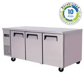 PROCHEF - Meson Refrigerado 180 Cm Acero Inox. 3 Puertas 510 Litros
