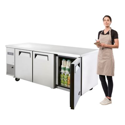 Imagen 2 del producto Meson Refrigerado 180 Cm Acero Inox. 3 Puertas 510 Litros